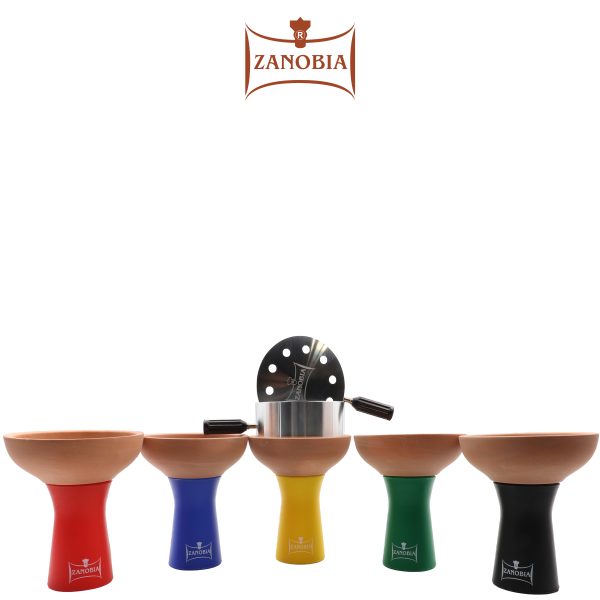 Zanobia Silicon Hookah Clay Head with Cloud A-50