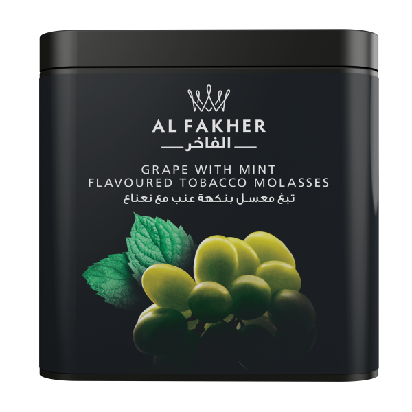 معسل الفاخر عنب مع نعناع