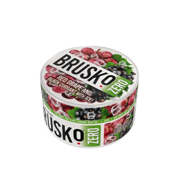 Brusko Zero Red Grape and Black Currant with Ice