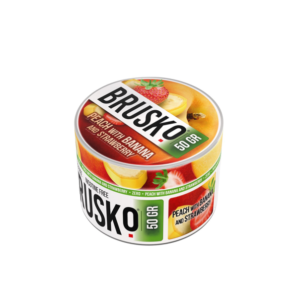 brusko Peach with Banana and Strawberry