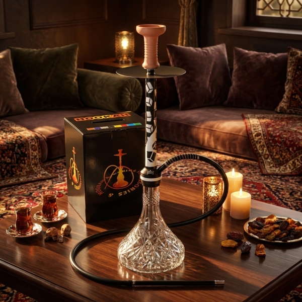 Zanobia Hookah UAE premium shisha German design white background